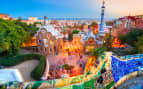 Park Guell in Barcelona Spain