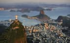 An aeriel view of Rio de Janiero, Brazil