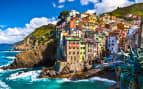 Riomaggiore fisherman village Cinque Terre Italy