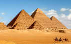 Pyramids of Giza in Egypt