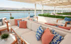 Shaded sofas on Viking Hathor sundeck