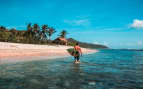 Surf the tranquil waters of Indonesian Islands