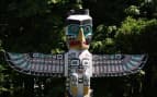 Totem pole in Ketchikan, Alaska