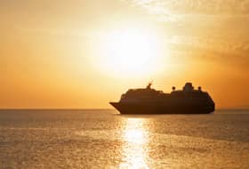 Ship and Sunset - Courtesy of Azamara Club Cruises