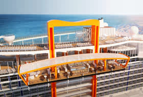Celebrity Edge Magic Carpet - Courtesy of Celebrity Cruises
