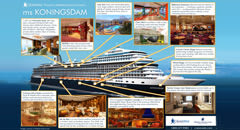 Holland America ms Koningsdam Infographic