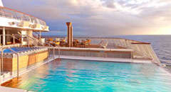Viking Sea Infinity Pool - Courtesy of Viking Oceans