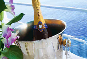 Champagne - Courtesy of Silversea Cruises