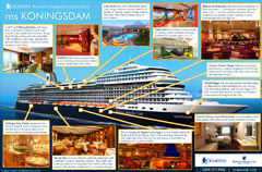 Holland America ms Koningsdam Infographic