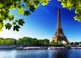 Eiffel Tower in Paris, France