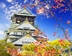 Osaka Castle in Japan