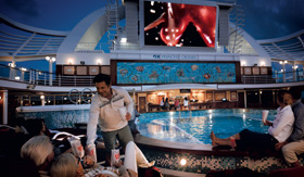 Movies Under the Stars aboard the Ruby Princess