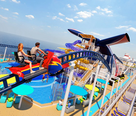 Carnival Mardi Gras Rollercoast - Courtesy of Carnival Cruise Line