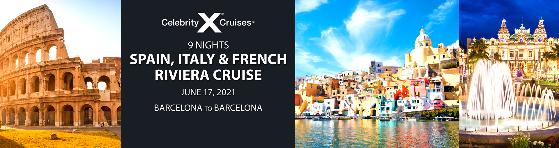 Celebrity Cruises: Exclusive offer for Spain, Italy and French Riviera cruise departing June 17, 2021