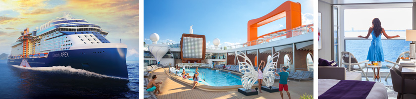 Celebrity Apex with Pool Deck and Infinite Veranda