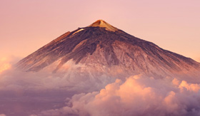 Mount Tiede in the Distance in Tenerife