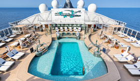 Yacht Club pool deck on MSC Seascape