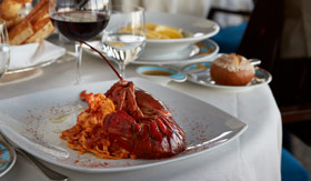 Lobster at Toscana on Oceania ship