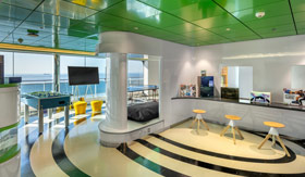 Youth activity room on MSC Euribia