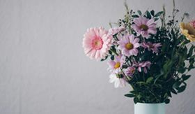 Flowers in a vase