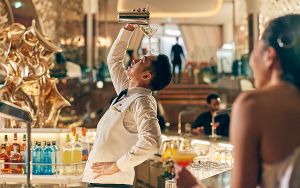 Bartender at Martini Bar on Celebrity Ascent