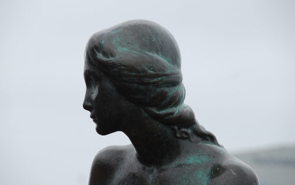Little Mermaid Statue in Copenhagen