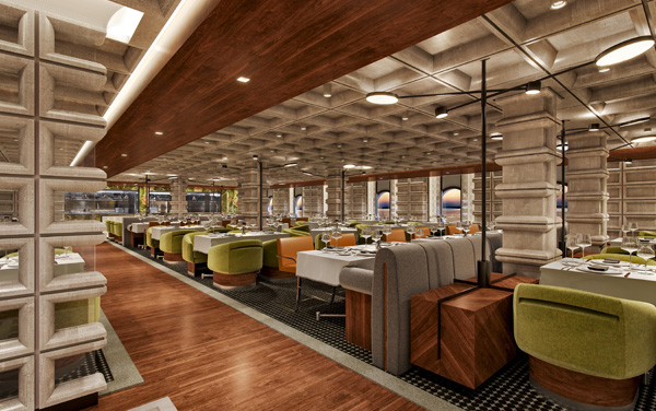 Cagney's Steakhouse on Norwegian Luna