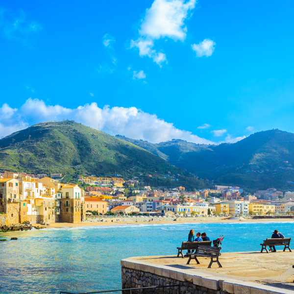 Seaside in Sicily, Italy