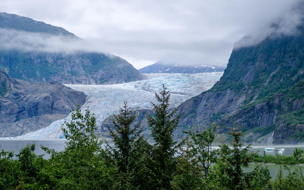 Mendenhall Glacier in Alaska