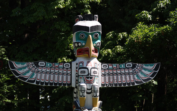 Totem Pole in Ketchikan, Alaska