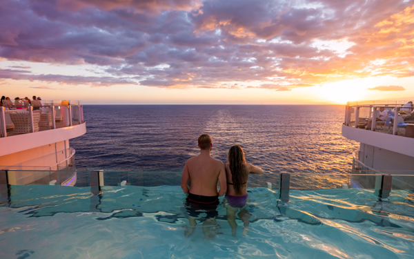 Hideaway Pool on Legend of the Seas