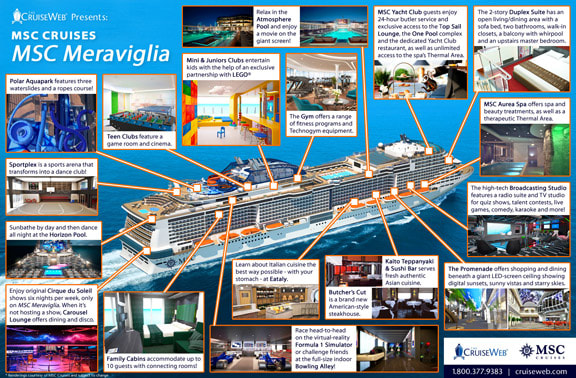 MSC Meraviglia Infographic