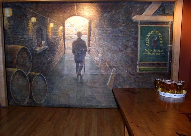 Inside the Alexander Keith brewery