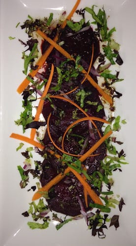 The colorfully finished dish. The colorfully finished dish.