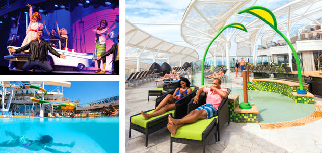 Grease, Pool and Solarium - Courtesy of Royal Caribbean