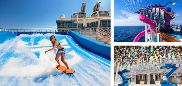 FlowRider, Ultimate Abyss and Bionic Bar - Courtesy of Royal Caribbean