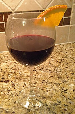 Glass of Mulled Wine Glass of Mulled Wine