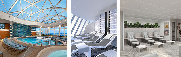 Solarium and Spa aboard Celebrity Edge