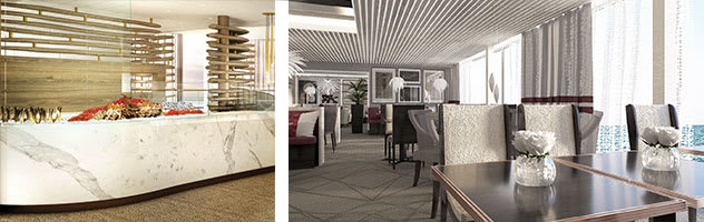 Buffet and Open Spaces aboard Celebrity Edge