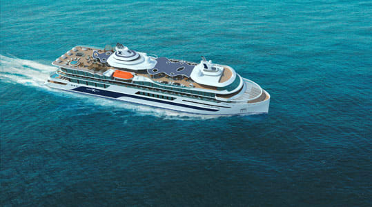 Celebrity Flora at sea