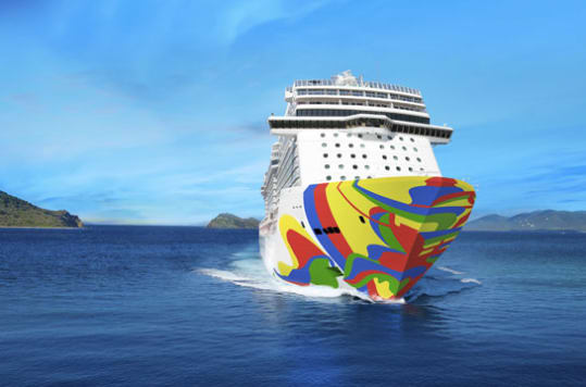 Norwegian Encore hull rendering