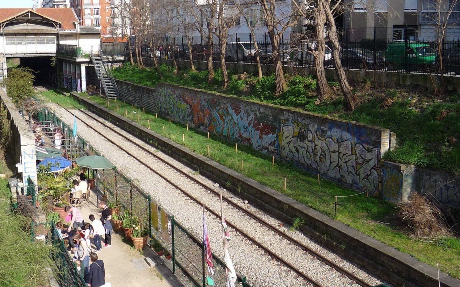 Visite des jardins partagés du 18e arrondissement