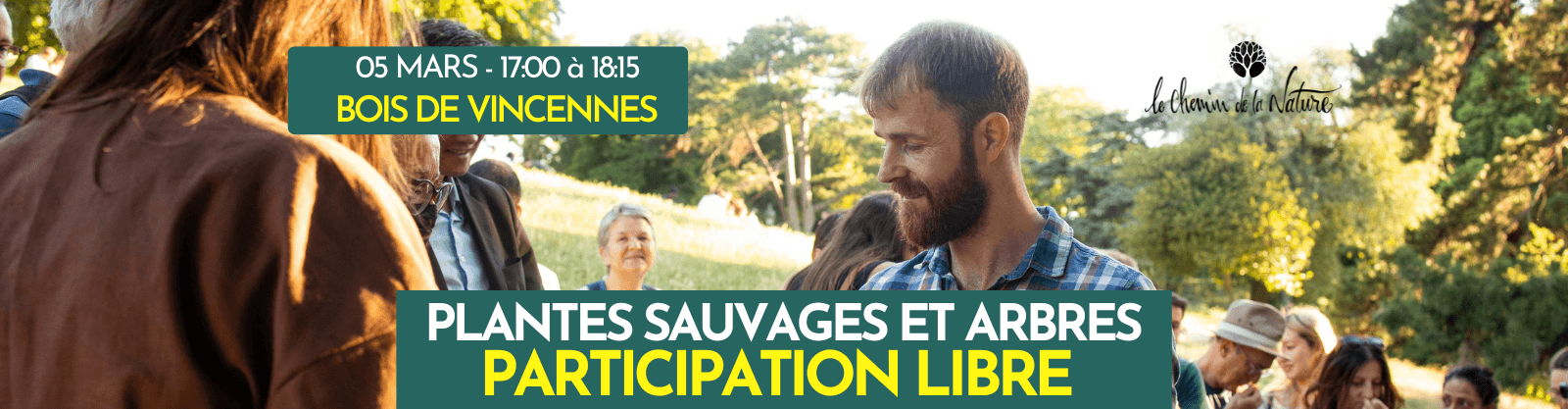 PLANTES SAUVAGES ET ARBRES - PARTICIPATION LIBRE