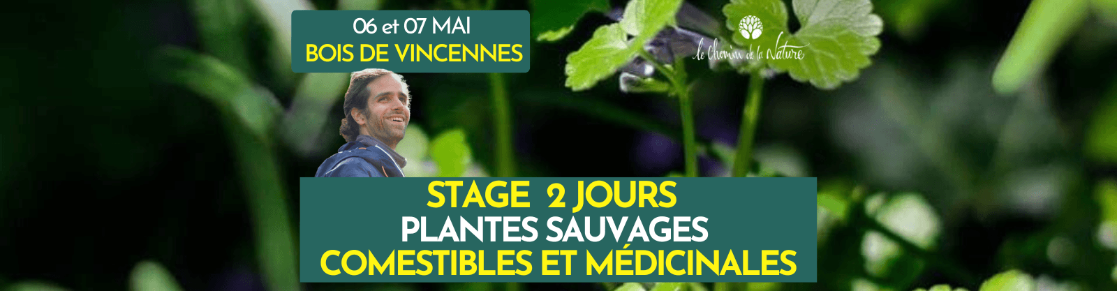 STAGE PLANTES SAUVAGES, COMESTIBLES ET MÉDICINALES - 2 JOURS