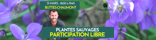 PLANTES SAUVAGES COMESTIBLES ET MÉDICINALES - PARTICIPATION LIBRE
