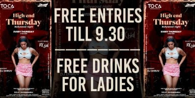 High End Thursday Bollywood DJ Night