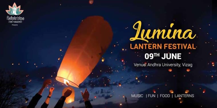 Lumina Lantern Festival at Andhra University in Hyderabad - HighApe