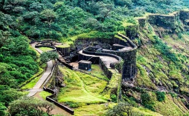 Image result for rajgarh fort, pune