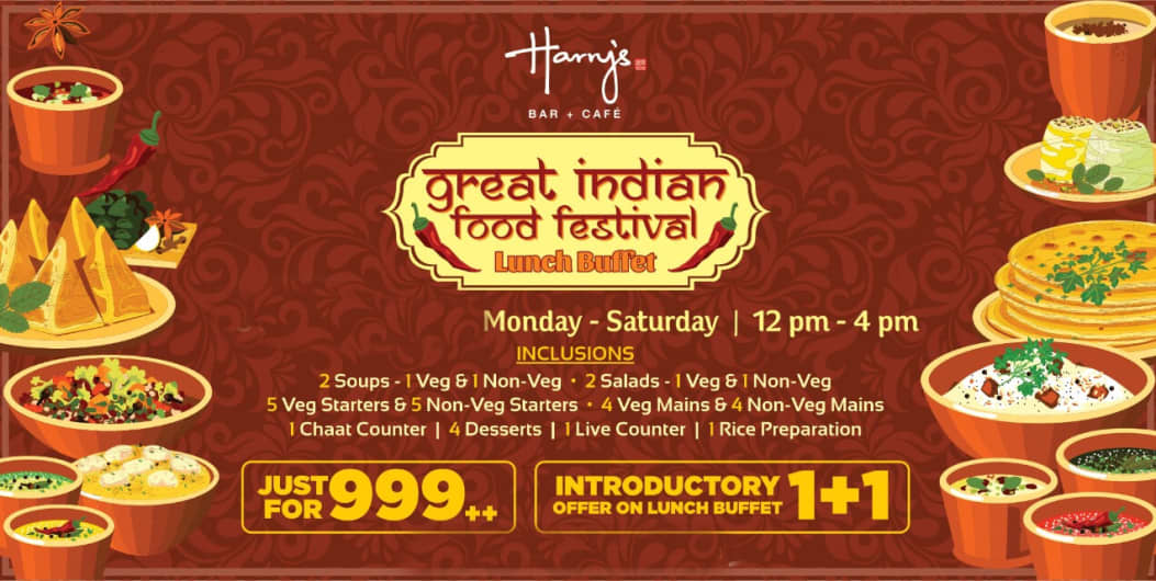 Great Indian Food Festival at Harry's , Kormangala in Bangalore HighApe