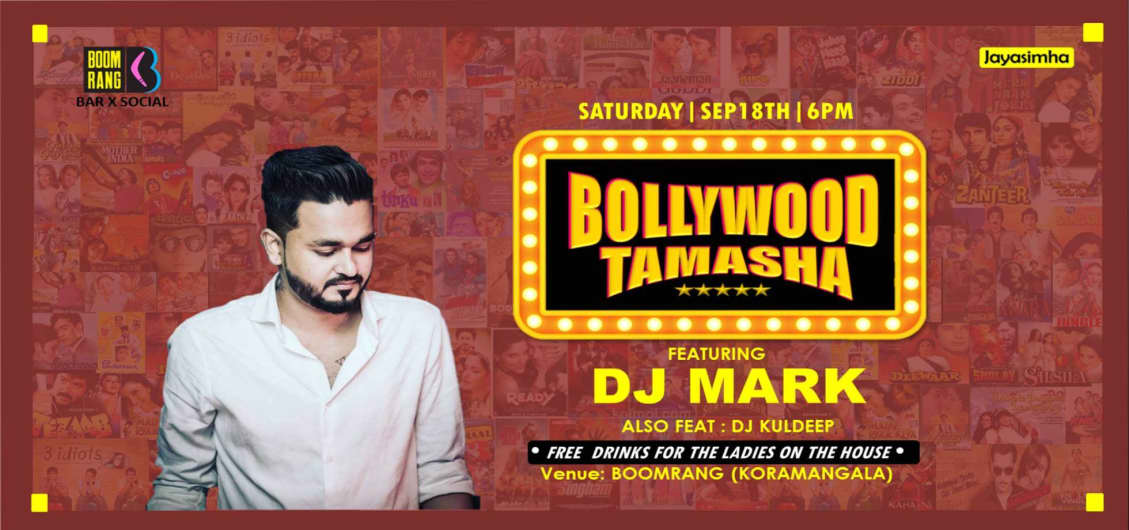 Bollywood Ladies Night At Boomerang at BOOMRANG BarXsocial in Bangalore
